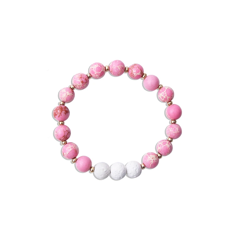 

Beads Natural Aromatherapy Lava Stone Healing Bracelet, As the picturs