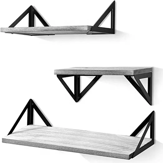 
wholesale custom Floating Shelves & wall mounted shelf Rustic Wood wall Shelves for Bathroom and Living Room  (62515757313)
