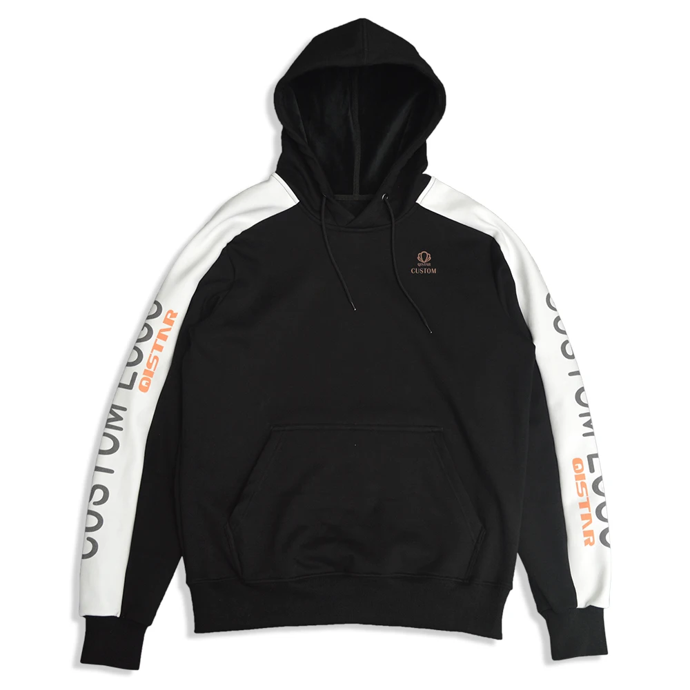 

Custom Plain Blank Cotton Unisex Xxxxl Hoodie Sweatshirt Color Block Man Jumper Pullover Street Style Black, N/a