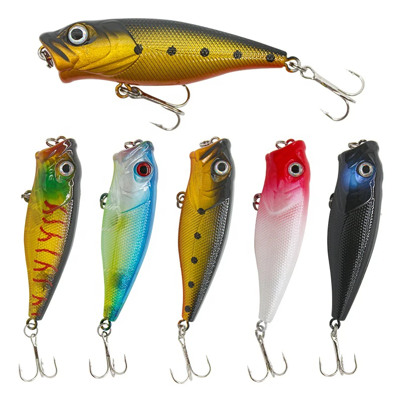 

Artificial bass fishing lures hard bait OEM/wholesale Topwater 17g/86MM minnow popper spinner lure for lures fishing saltwater