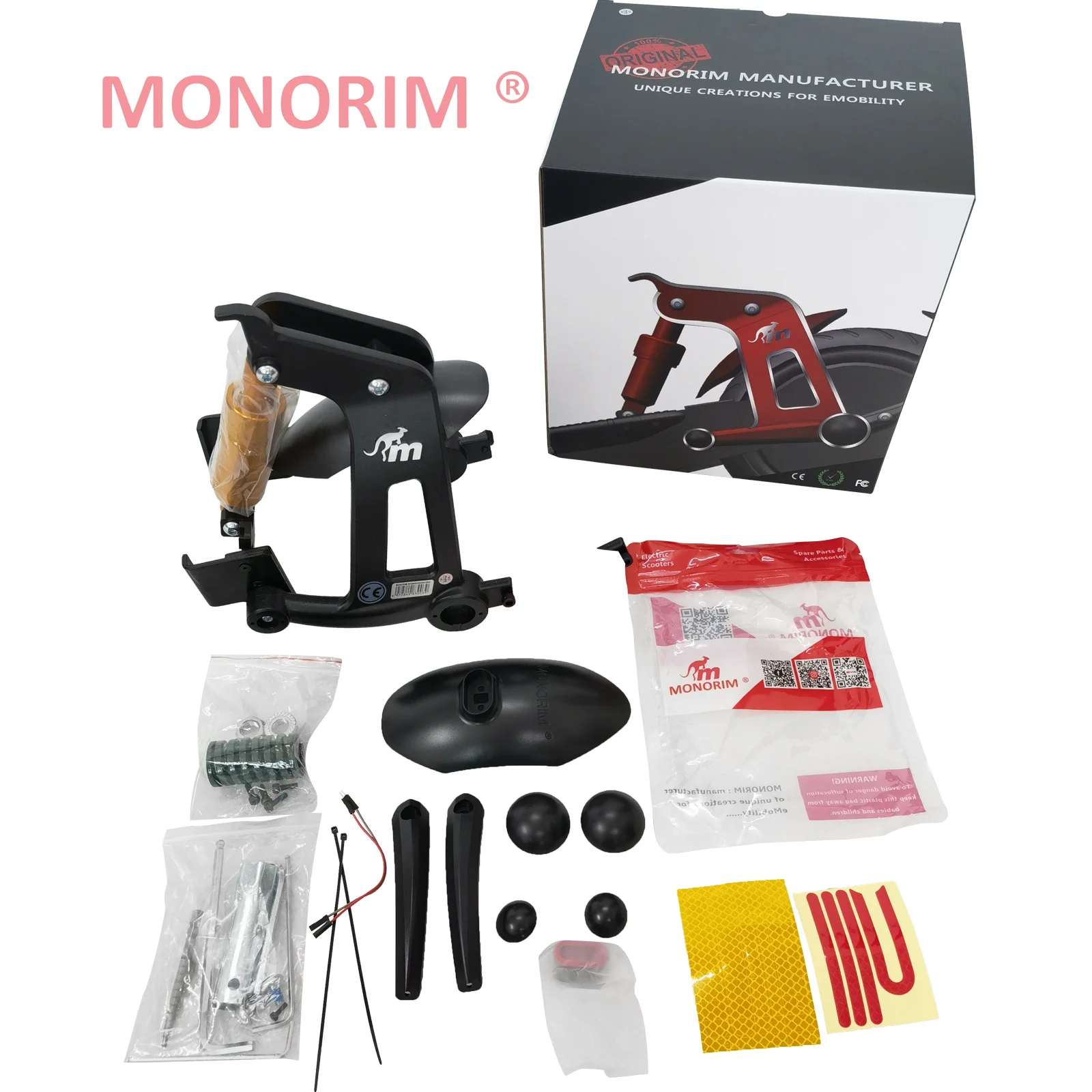 

Monorim MXR1 Rear Suspension Kit v4.0 for segay MAX G30 Specially for 8.5inch 10inch Parts Accessories, Gold