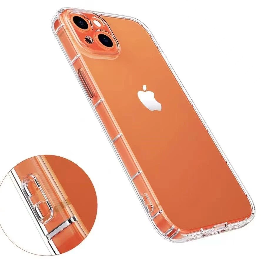 

Trendy Durable Colorful Transparent Phone Case for iPhone TPU Case Anti Drop Shell Case Premium For iPhone 13 Back Cover, 6 colors