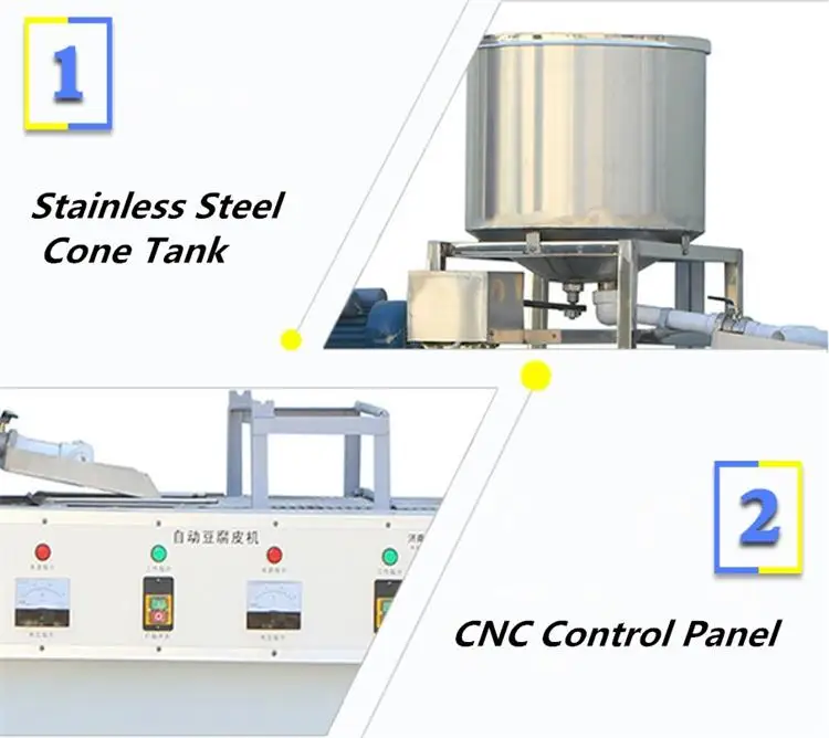 Tofu Skin Making Machine Thin Sheets Of Bean Curd Making Machine