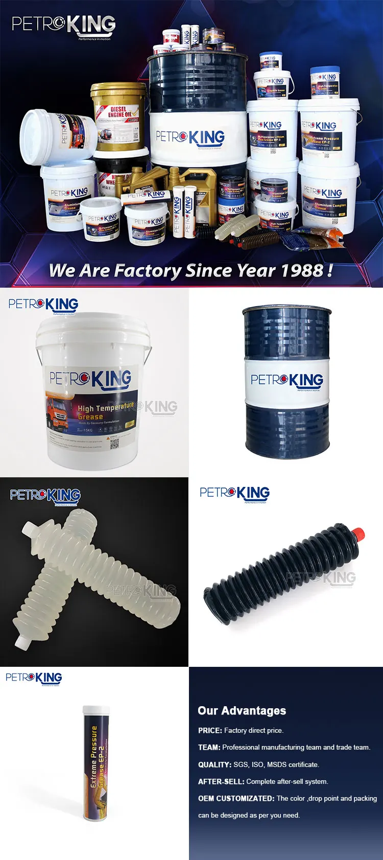 Ecofriendly Complex Grease Lubrication Lithium Grease With Factory