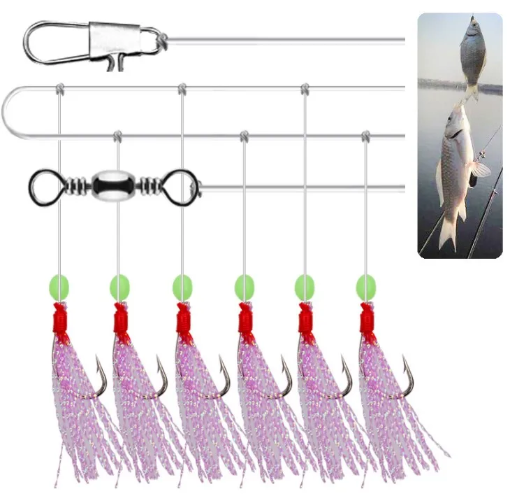 

1PC Useful Fishing Hook Combinations Convenient Outdoors Fish Lures Multifunctional Fishing, Silver