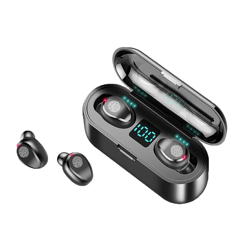 

True Wireless f9 auriculares tws 5.1 touch Wireless earbuds waterproof earphones Mini Audifonos f9 LED Power Display kulaklik
