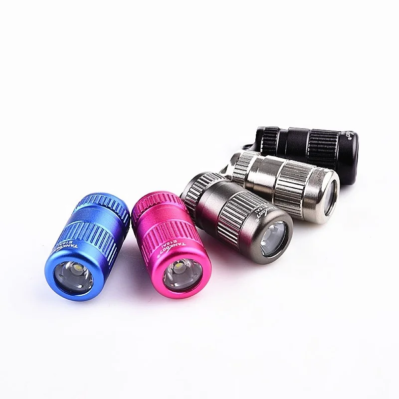 

Tank007 cheap promotional aluminum custom logo flash light mini keyring torch key chain led keychain flashlight for kids