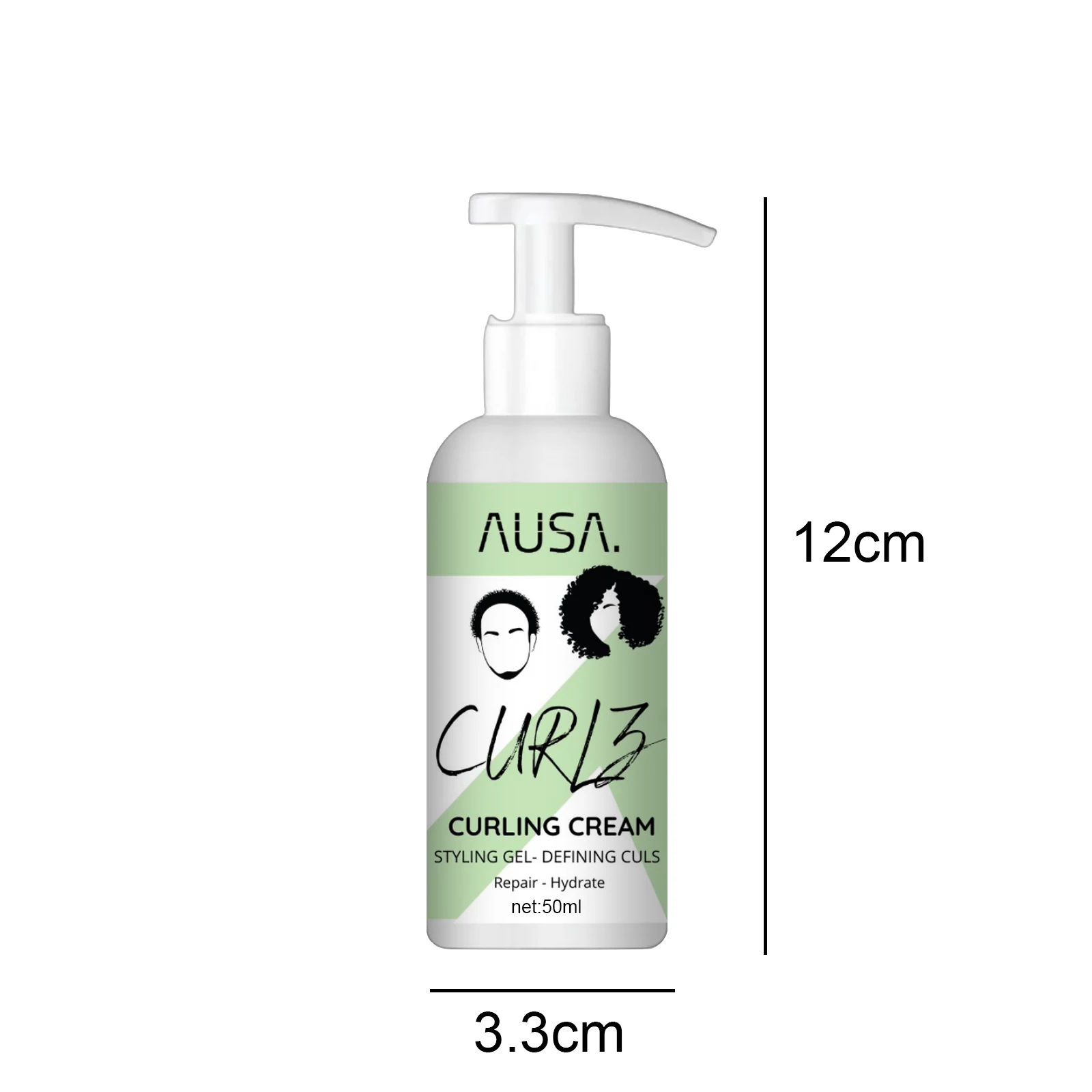

Wholesale Curly Hair Elastin Leave In Conditioner Cream Moisturizing Long-Lasting For Curl Defining Enhancing