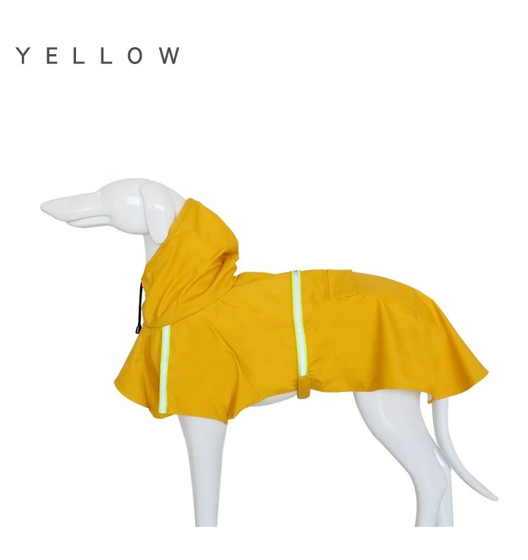 

New Hot Sale Reflective Dog Raincoat M Size Warm Pet Products Rain Coats for Big Dogs Luxury Picture Solid Coats & Jackets PUPU