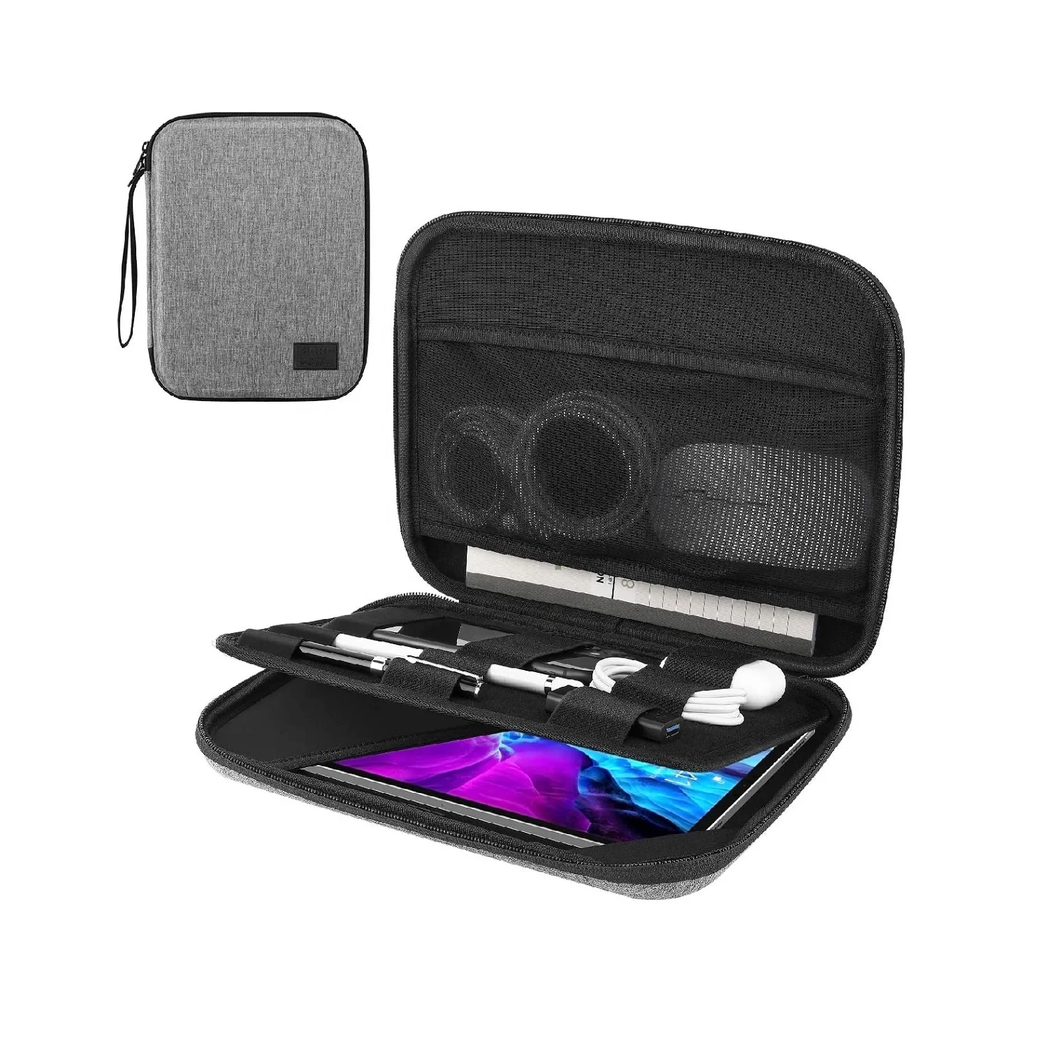 

Custom 9-11 Inch EVA Business Laptop Sleeve Bag with Multiple Pockets for iPad Pro 11 2020
