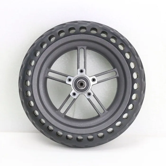 Market Lowest Price Rear Hub Solid Tire For Xiaomi Mijia M365 Cushioning Solid Tire Hollow non-pneumatic tires