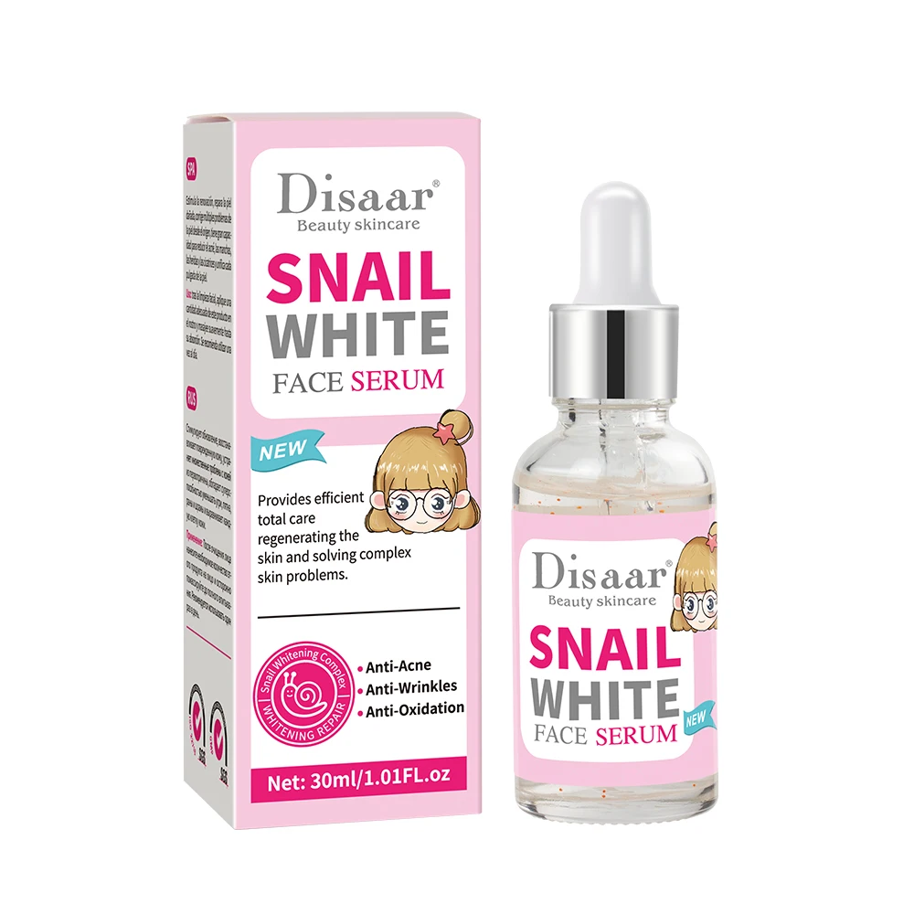 

Disaar Snail Serum Whitening Skin Brightening Face Serum Anti-Ageing Nourishing Serum