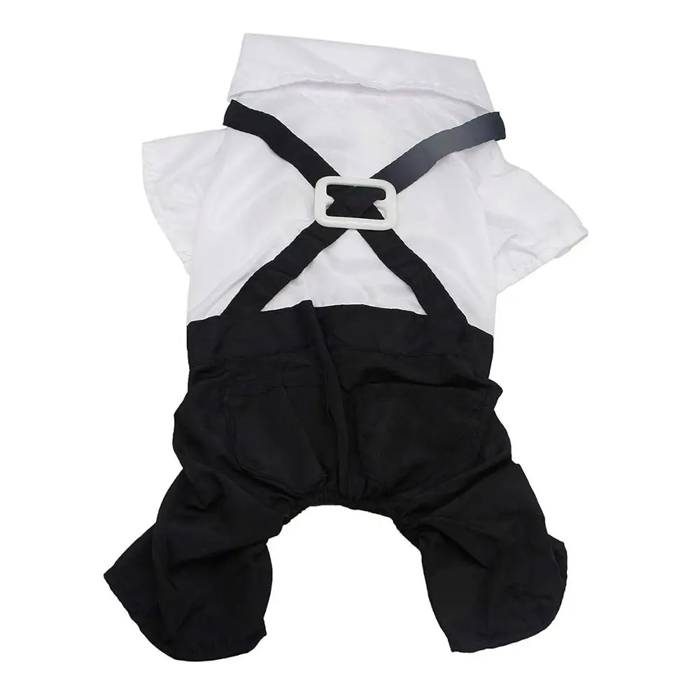 

Gentleman Dog Clothes Suit Boy Dog Wedding Dress Tuxedo Party Pet Clothing Outfit Poodle Bichon Schnauzer Pug Clothes