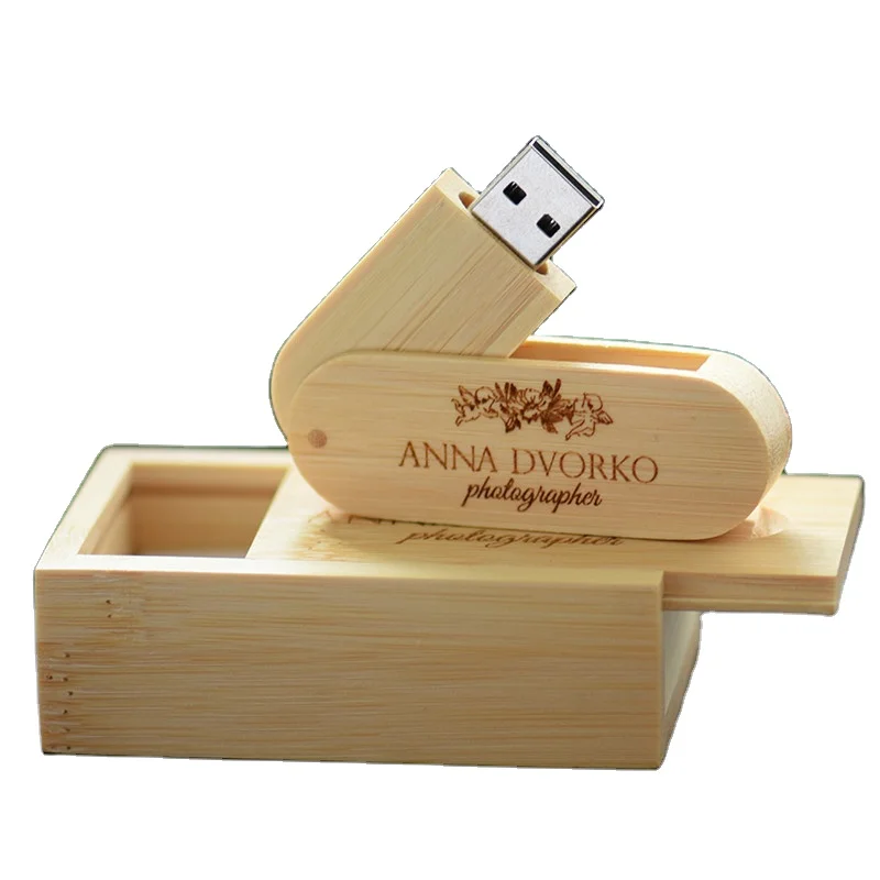 

JASTER swivel wooden pendrive personalise free sample 4GB 8GB 16GB 32GB 64GB 128GB USB2.0 thumb usb flash drive