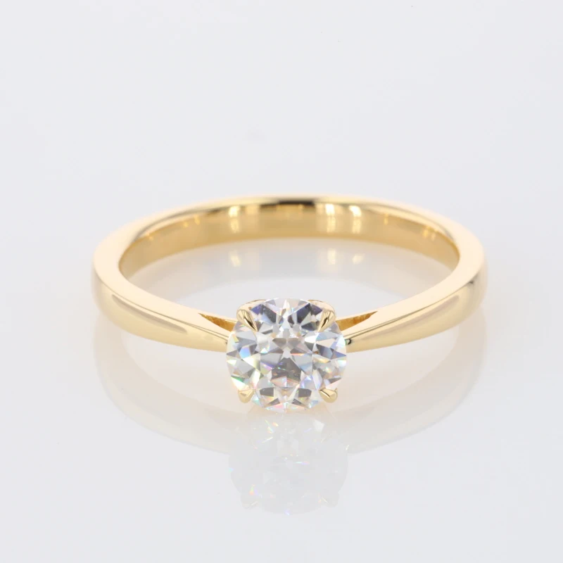 18k Yellow Gold Ring 1ct Old