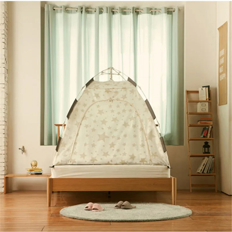 儿童床帐篷冬季折叠房子室内保暖帐篷便携式弹出帐篷