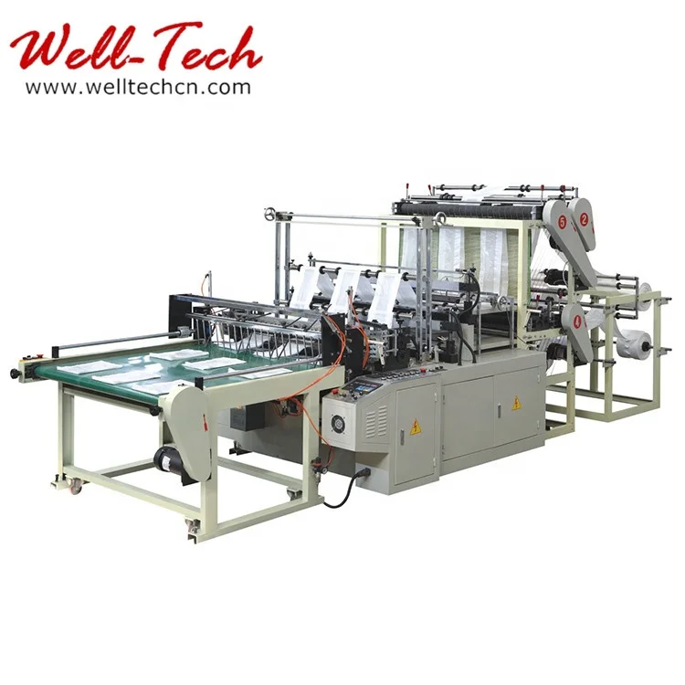 Plastic Pe Ldpe Hdpe Bags Bottom Sealing Cutting Machine Polythene
