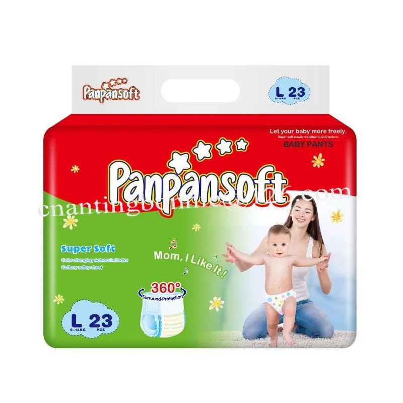 

High Absorption Good Quality Quanzhou Factory Cheap Price OEM Disposable Baby Pull Diapers Training Pants Diaper