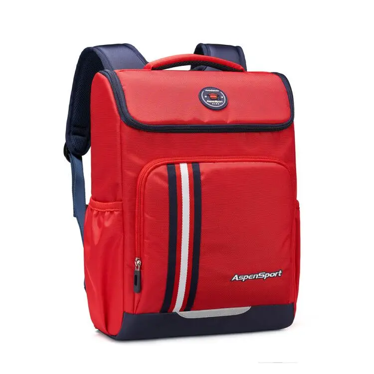 

Aspensport Children's Schoolbag Factory OEM Customized Student Backpack School Children Wholesale Girls Boys Backpack for Kids, Navy/red,navy/grey,red,pink