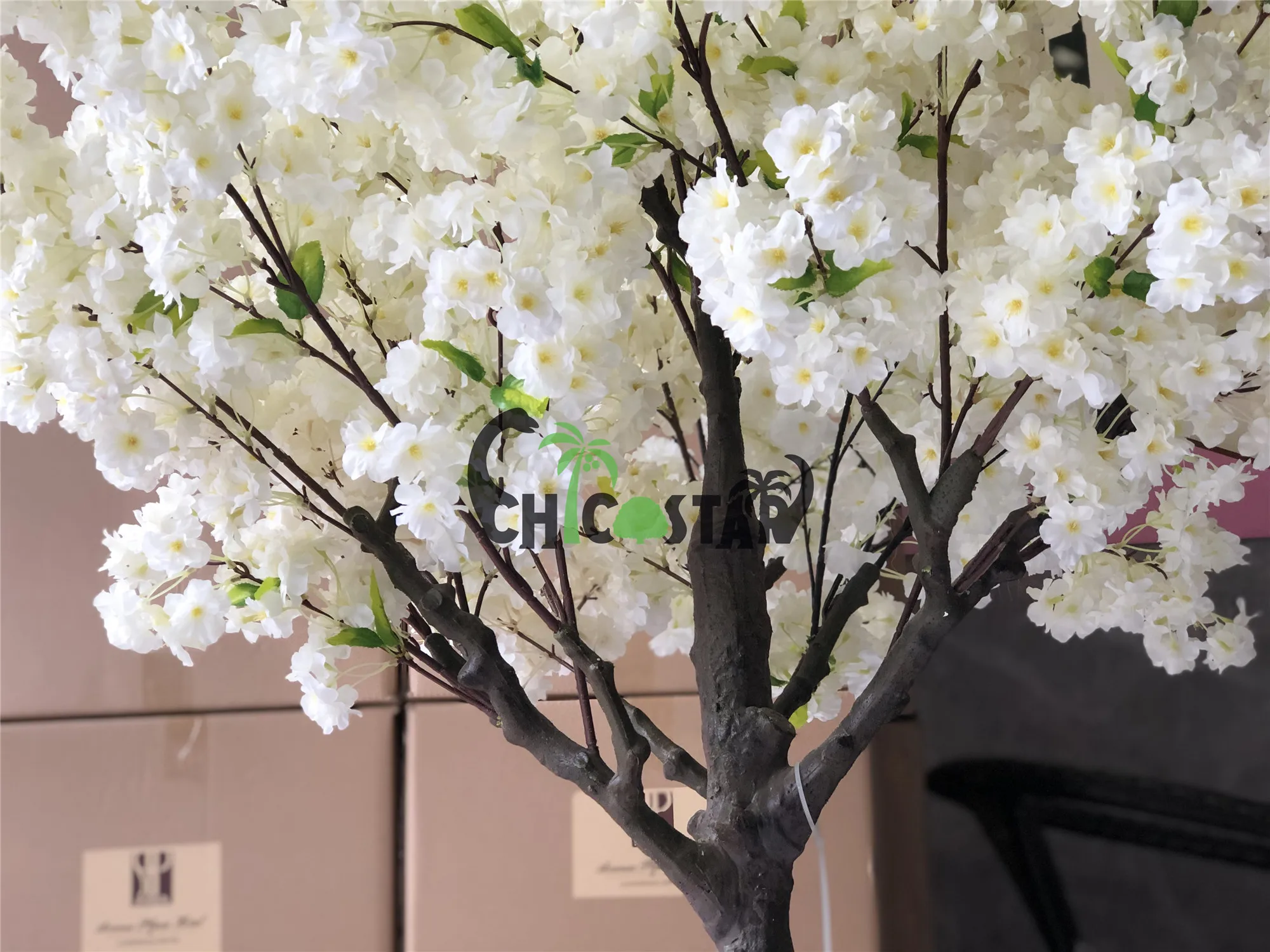 Wholesale Indoor Mini Artificial Flower Tree Plant / Wedding Table
