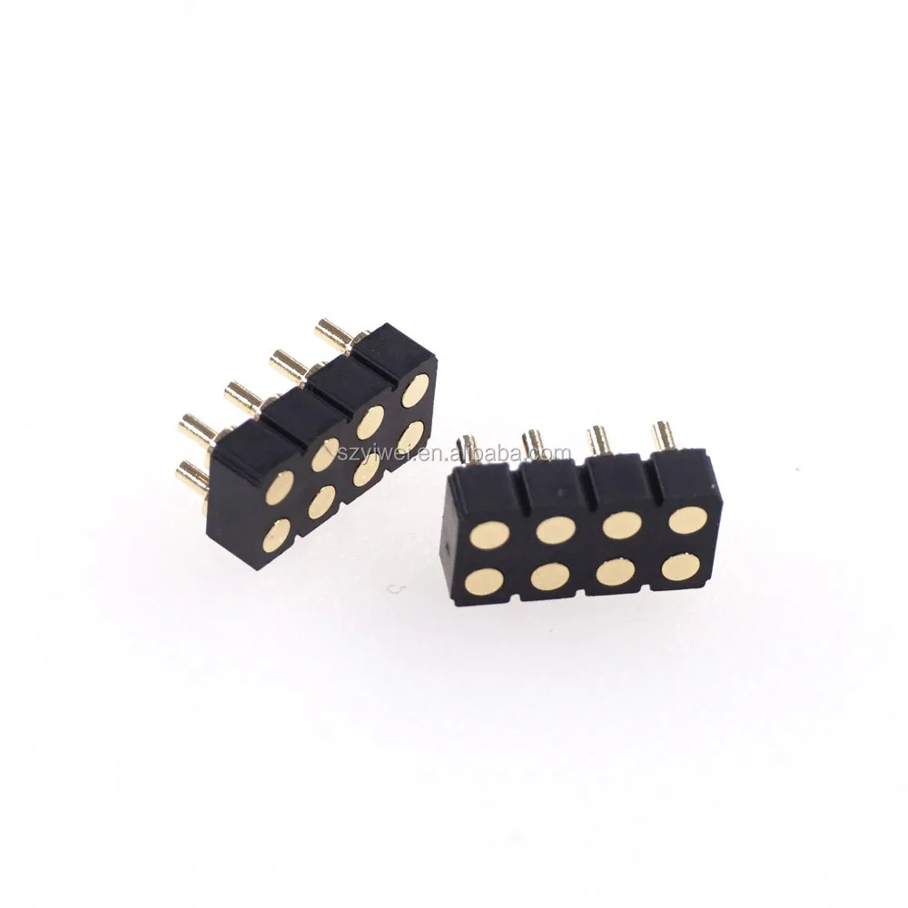 Dip Target Connector 2.54 Mm Pitch 2x4 Position 8 Pin 3.0mm Height