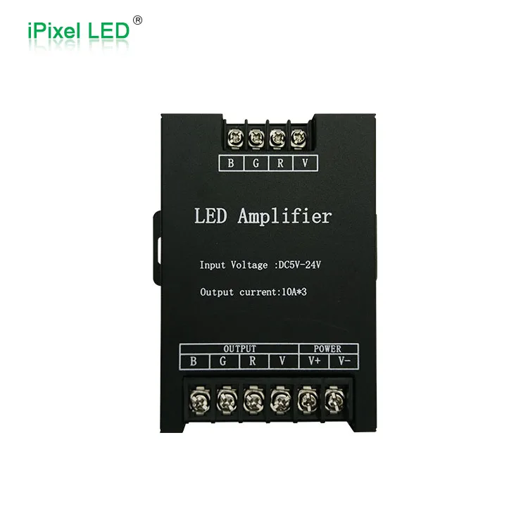 

3x10A RGB wireless Amplifier led dimmer 24v DMX led controller