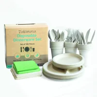 

Disposable Tableware Set - 130 Pieces