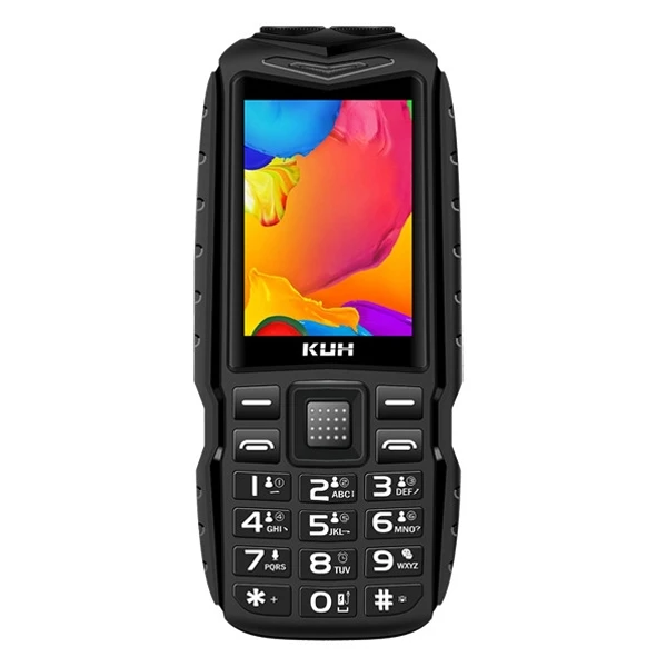 

Multi-Language High Quality Rugged ELder Phone MTK6261DA KUH T3 2400mAh Battery 2.4 inch Hot FM waterproof Dual SIM Cellphones