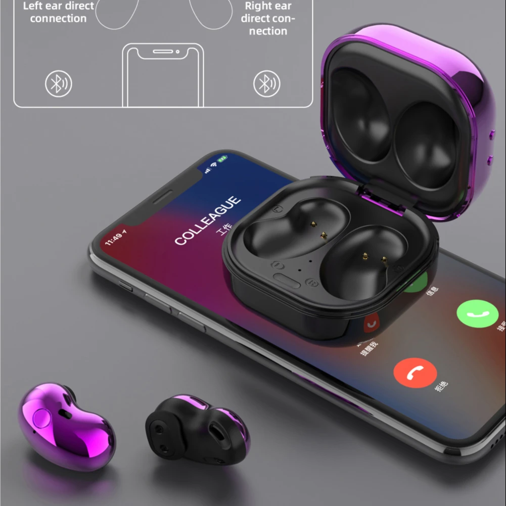 

Amazon hot sale Tws New Technology Good Quality Cheap Price Headphone Earphone S6 Plus Wireless Sports Earbuds, 3 colors