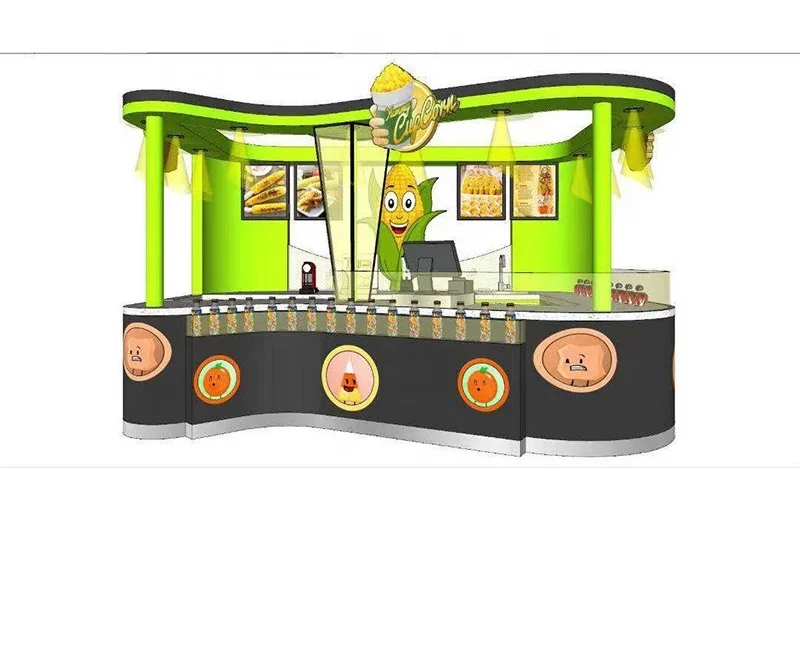 Custom Sweet Cup Corn Stand Retail Mall Corn Kiosk Popcorn Display Stall For Sale Buy