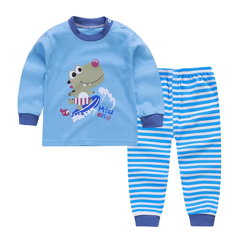 

Children's new cotton underwear suit boys and girls cartoon comfortable pajamas wholesale