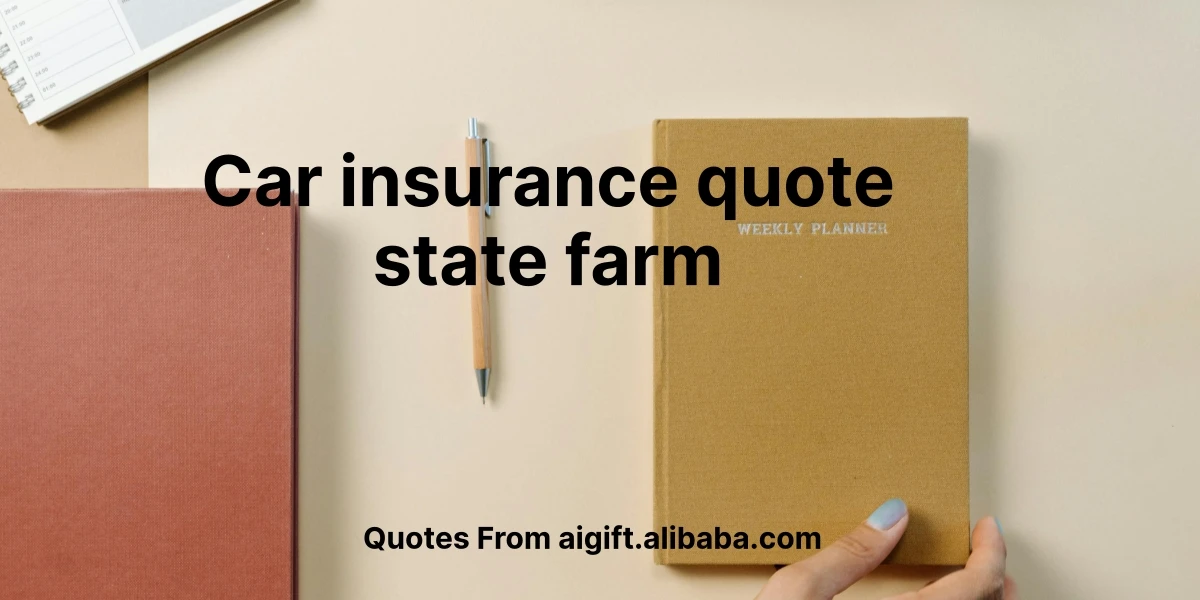 car insurance quote state farm