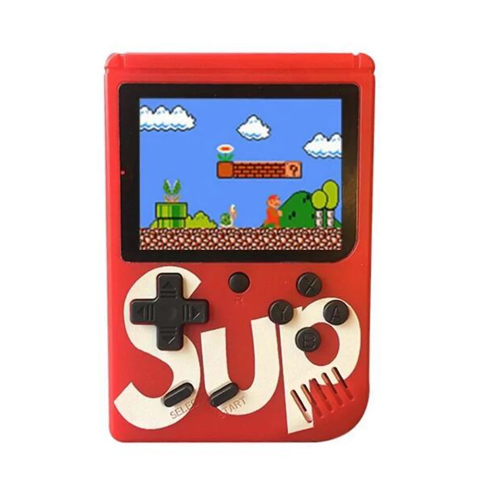 

SUP 400 In 1 Retro Game Player Handheld Mini SUP Video Game Consoles Box Games Boy with Double Player, Red;black;yellow;blue;white