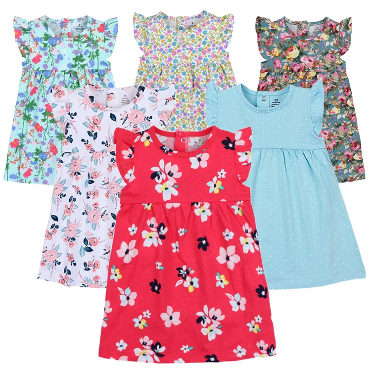 

2021 Custom Wholesale Summer Sunsuit and Dress Baby Girls' Romper