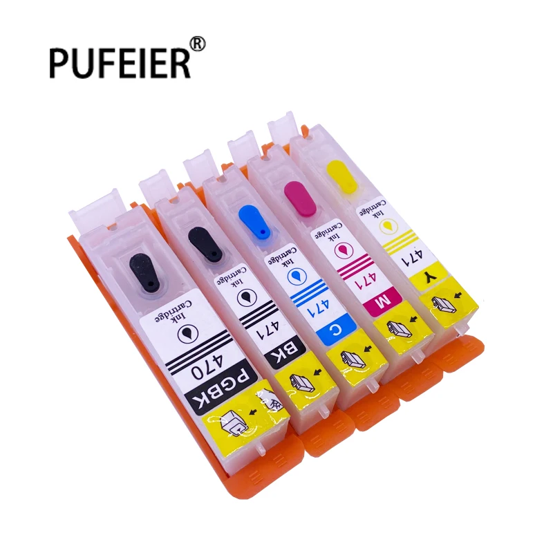 

PGI-670 CLI-671 Empty Refillable Ink Cartridge With Chip For Canon TS9060 TS8060 TS6060 TS5060 PGI670 CLI671 Printer Cartridge