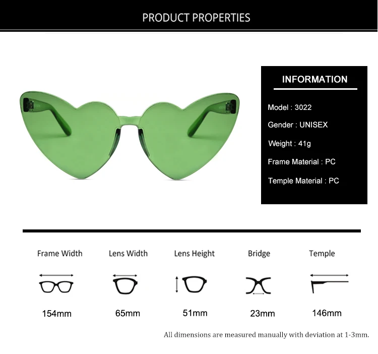 Montature Per Occhiali Da Vista Cat Eye Personalizzate Hip-hop Cat 3 Uv400 A  Forma Di Cuore Da Donna In Porcellana Trasparente - Buy Occhiali Da Sole  2020,Occhiali Da Sole Del Cuore,Le Donne