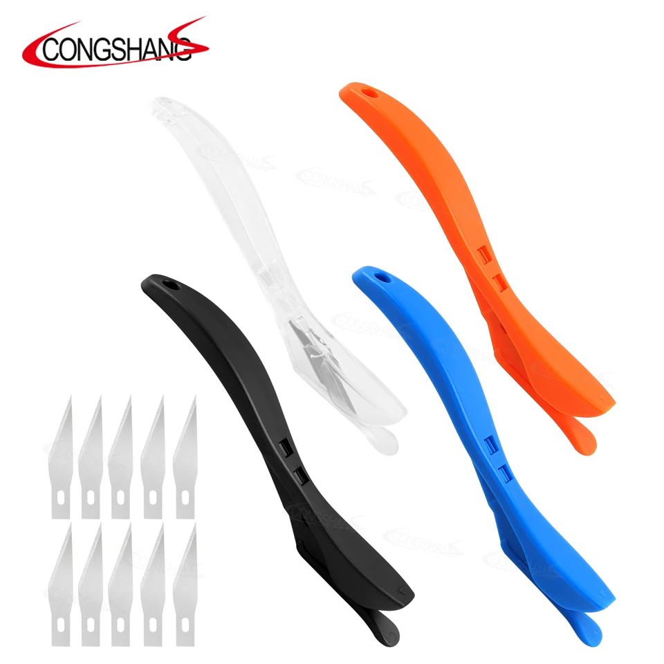 High Quality And Inexpensive Durable Steel Blade Paper Cutter Knife Car Vinyl Wrap Ripper Gift Wrap Cutter Cutting Tool