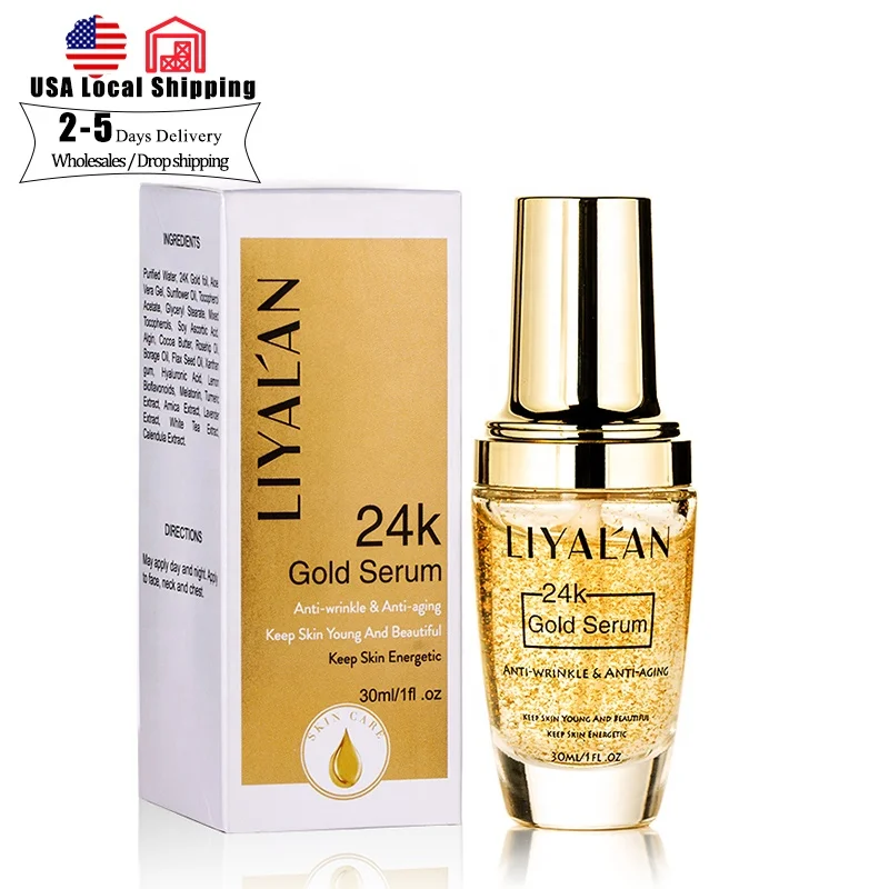 

Pure Private label 24K gold collagen serum, Transparent