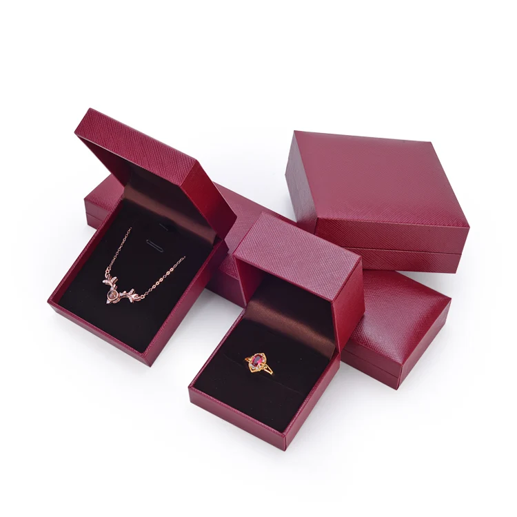

Fashion packaging box jewelry, Black and pink, custom