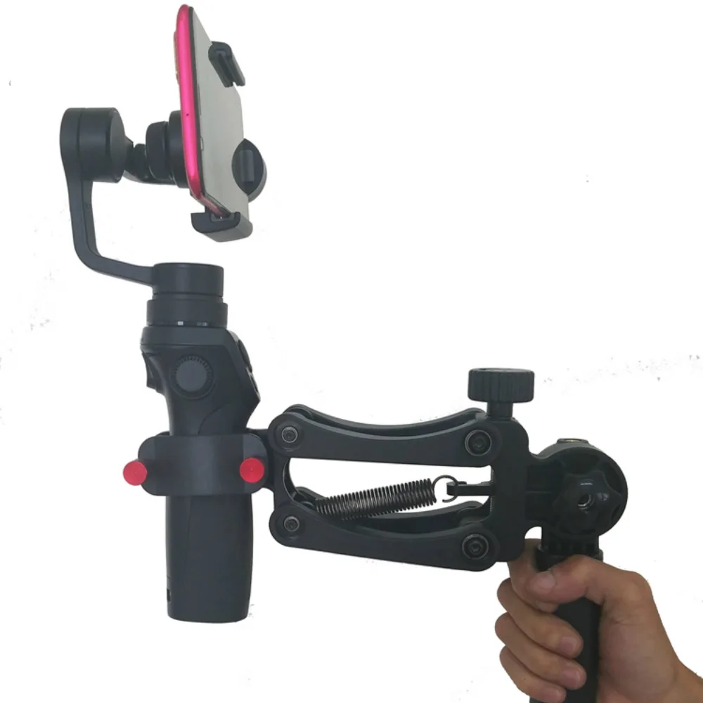 

BOB-M Z axis Spring dual handle grip gimbal hold stabilizer Arm for ZHIYUN smooth4 DJI osmo2 MOZA mini-mi OSMO stabilizer gimbal