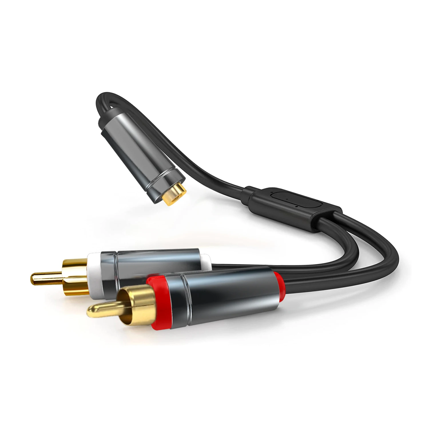 

HI-Q 2RCA 3.5 mm Superior Quality Cabo Price 3.5mm Stereo Audio Cable Female to Male 3.5mm to 2 RCA Y AUX AV Kabel