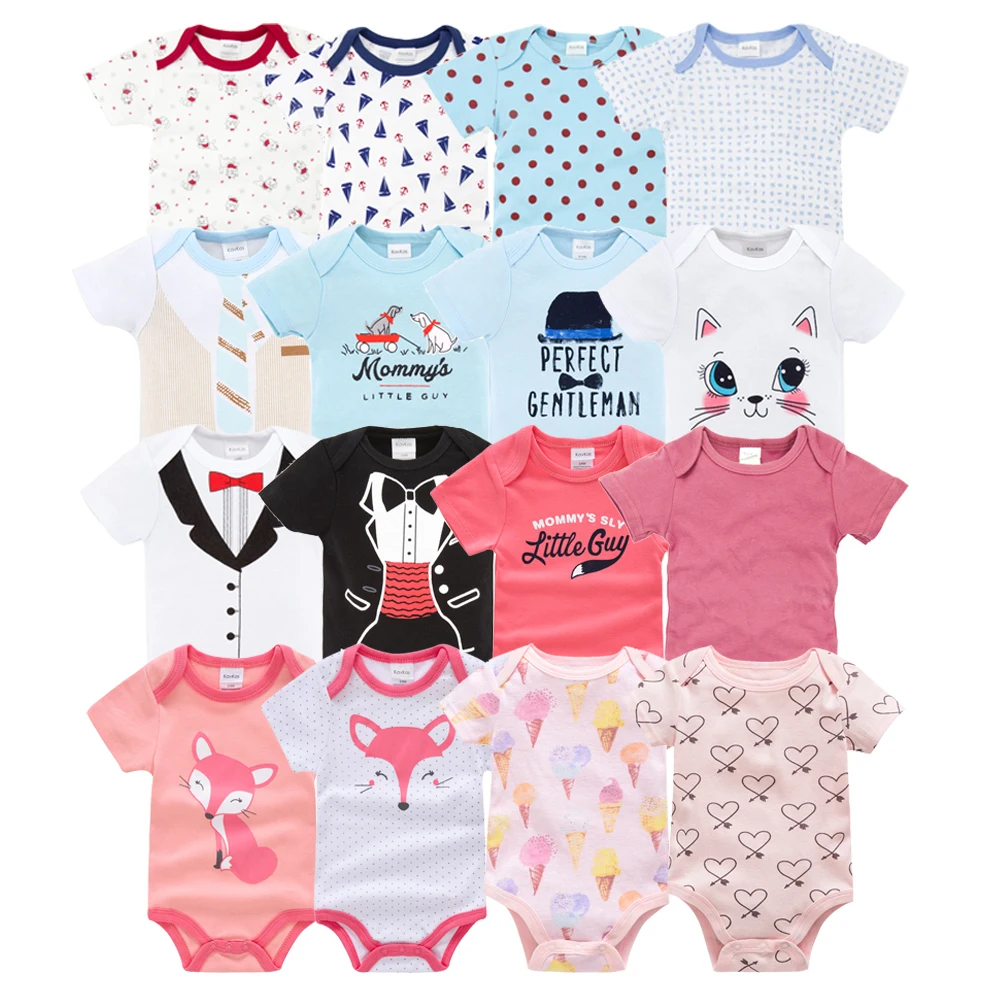 

2019 knitted cotton cartoon print baby girls clothes clothing sets, Picture shows