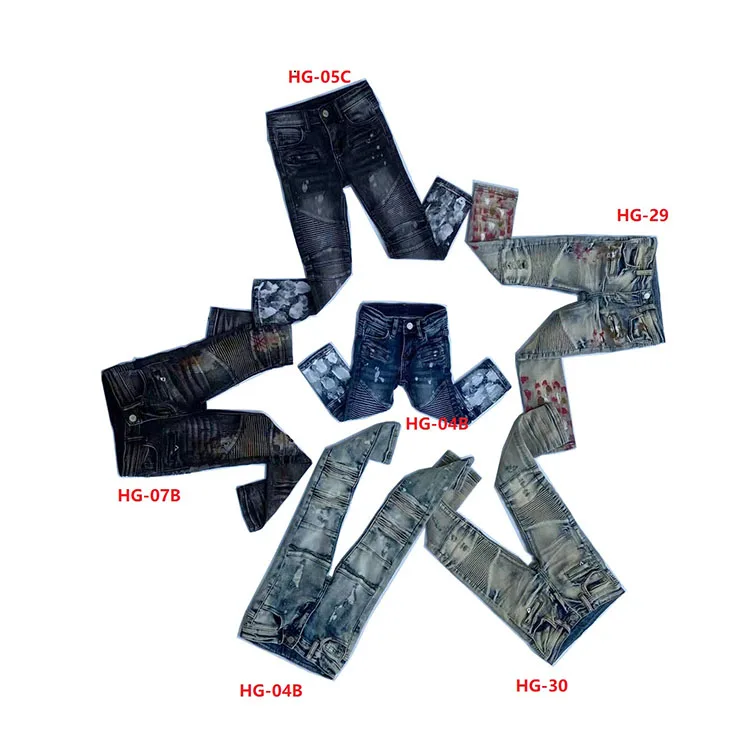 

Custom hot sell ripped jeans boutique boy's jeans for America kids, Customers' requested