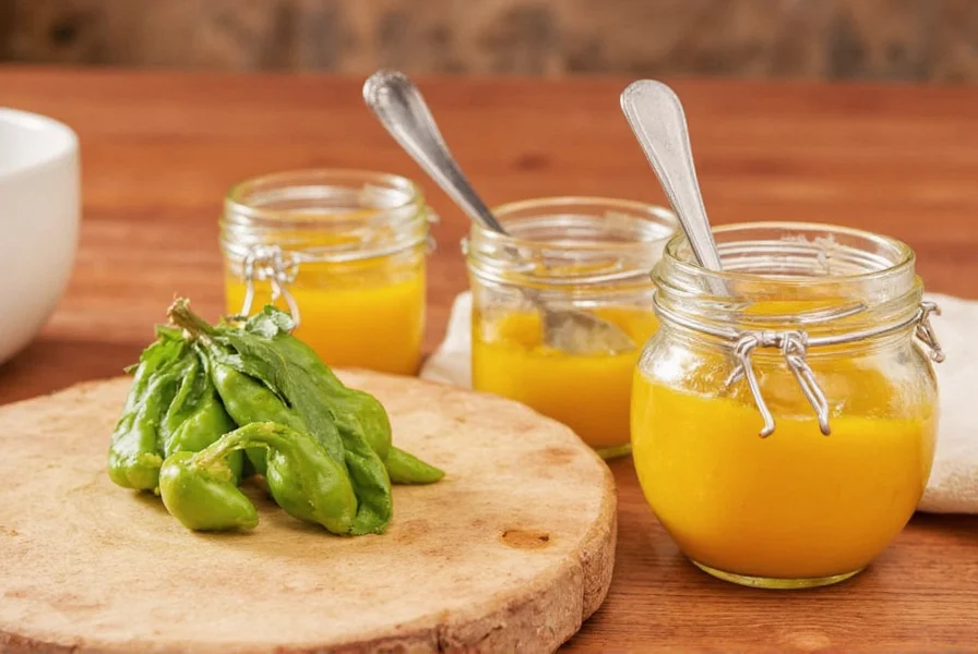 Peruvian dish garnished with yellow pepper sauce