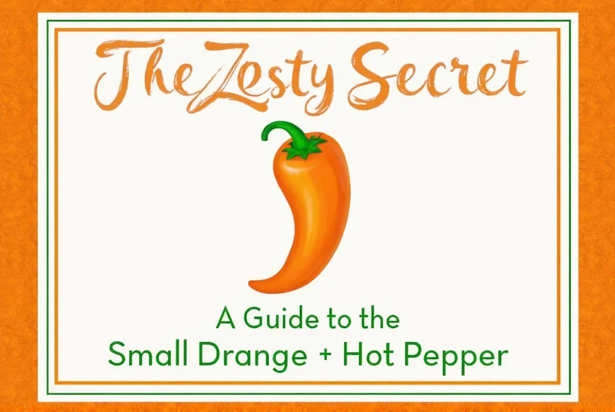 Fresh small orange hot peppers