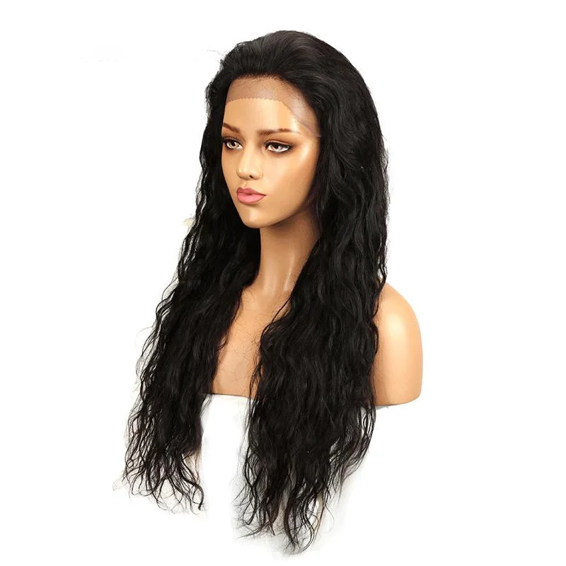 

Vendor Transparent Swiss Lace Front Wig Human Hair 13x4 Lace Frontal Wig Straight Glueless Brazilian 100% Virgin Full Lace Wig