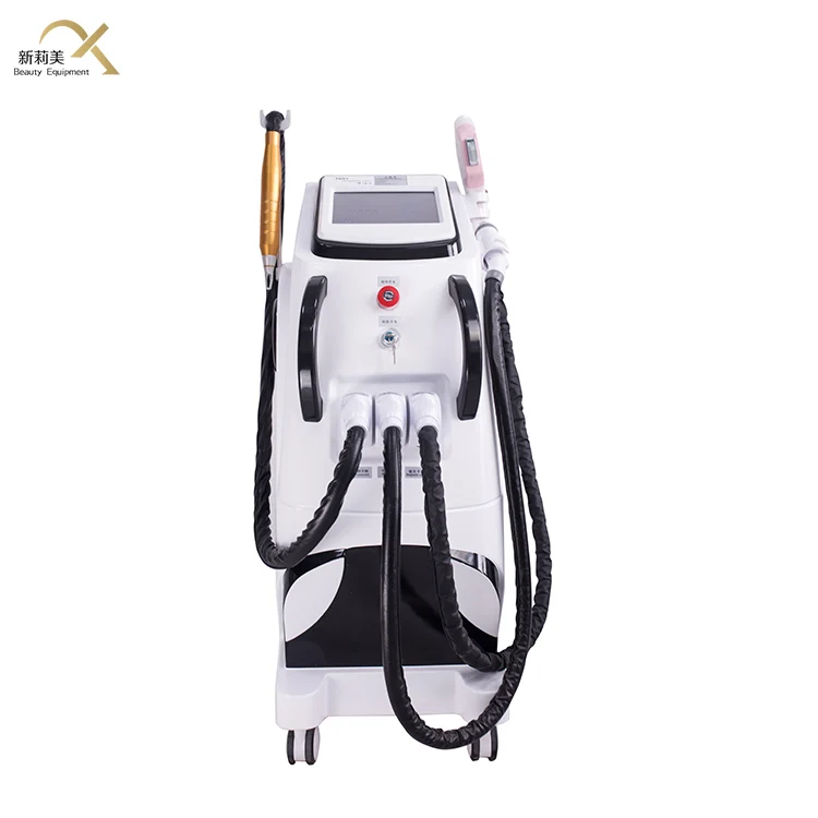

Discount price multifunctional laser hair removal 3 in 1 E-light 3 in 1 laser hair removal 3 in 1 laser beauty machine, Pink