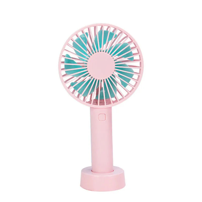 

2021 Hot Sale Speed Adjustable Rechargeable Usb Mini Desktop Fan Handheld Mini Portable Fan, Pink, blue