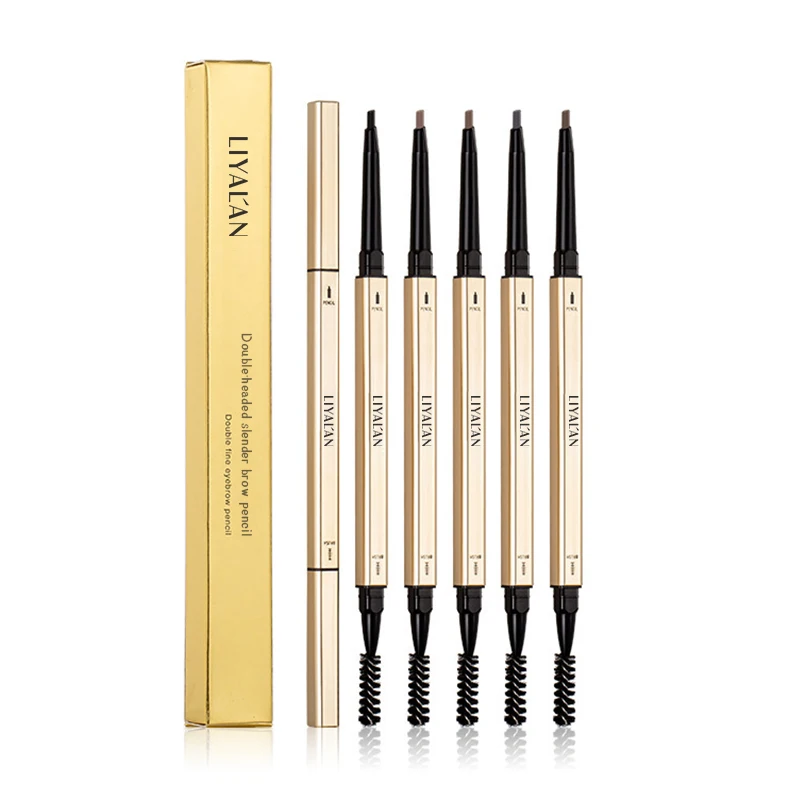 

Private Label Cosmetics Custom Eyebrow Makeup Lasting Waterproof Vegan Eye Brows Pencil Eyebrow Pencil