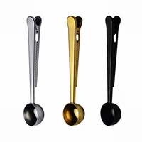 

Multifunction Kitchen Supplies Stainless Steel Measuring Tea Coffee Spoon With Clip